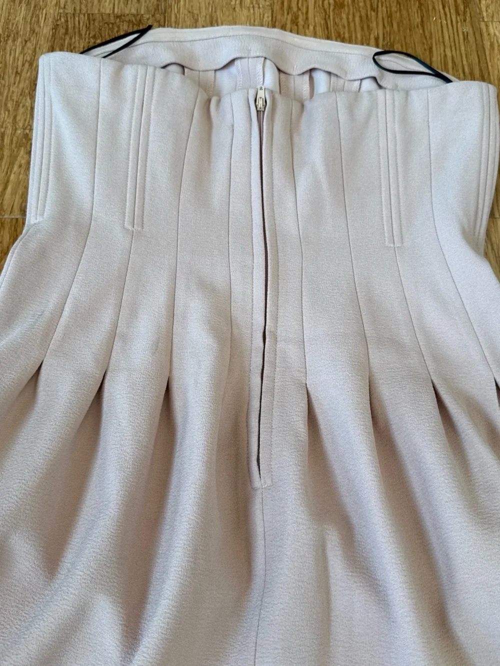 Felicity & Coco Pink strapless mini dress with corset top